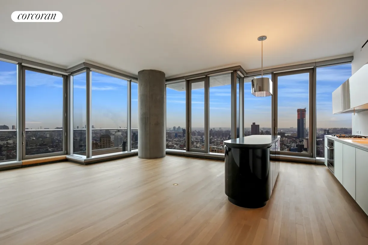 New York City Real Estate | View 56 Leonard Street, 34AE | Large Living/Dining w Gorgeous View