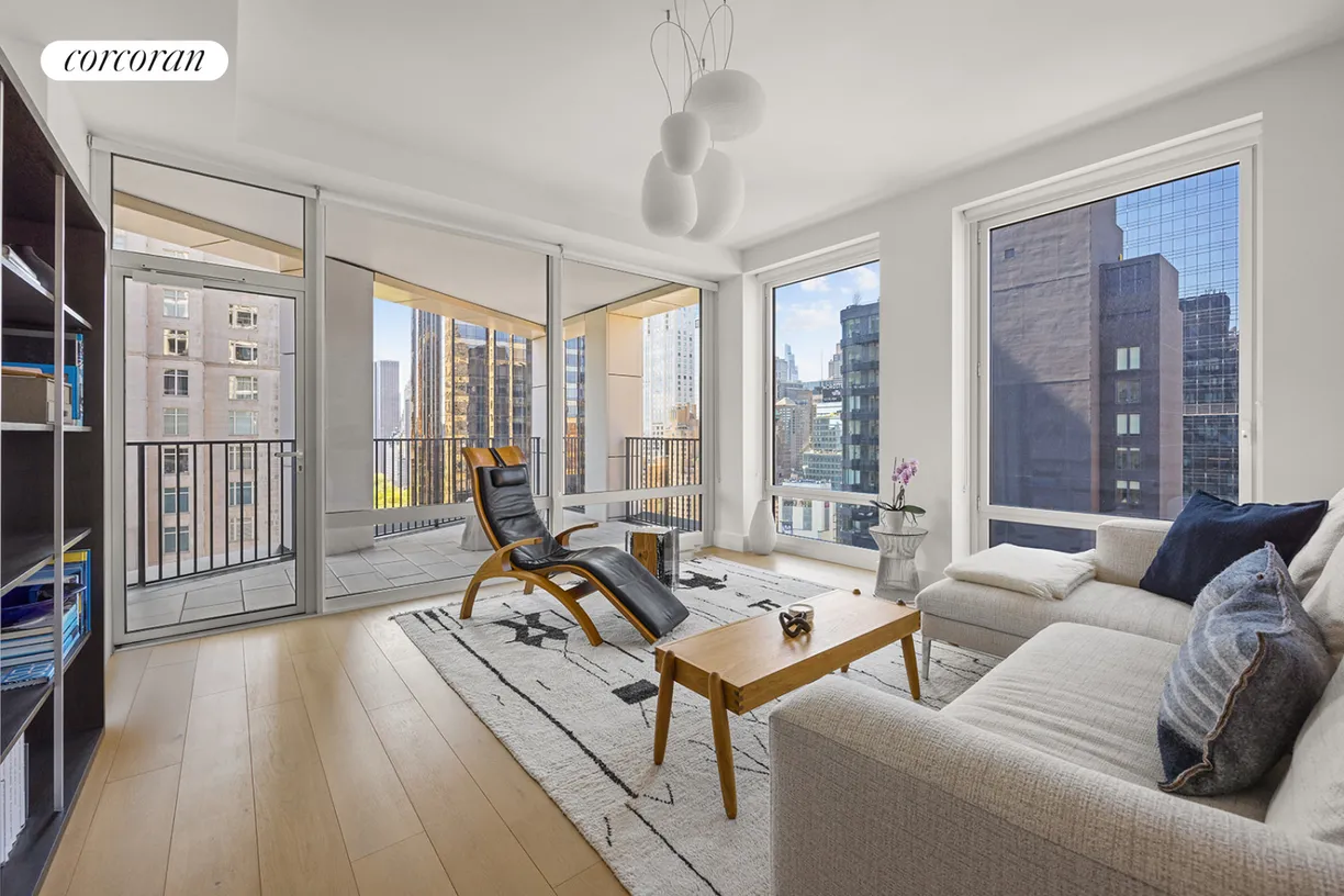 New York City Real Estate | View 15 West 61st Street, 22A | 3 Beds, 2 Baths