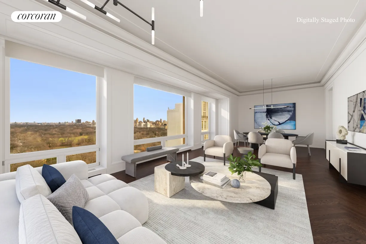 New York City Real Estate | View 220 Central Park South, 25A | 2 Beds, 2 Baths