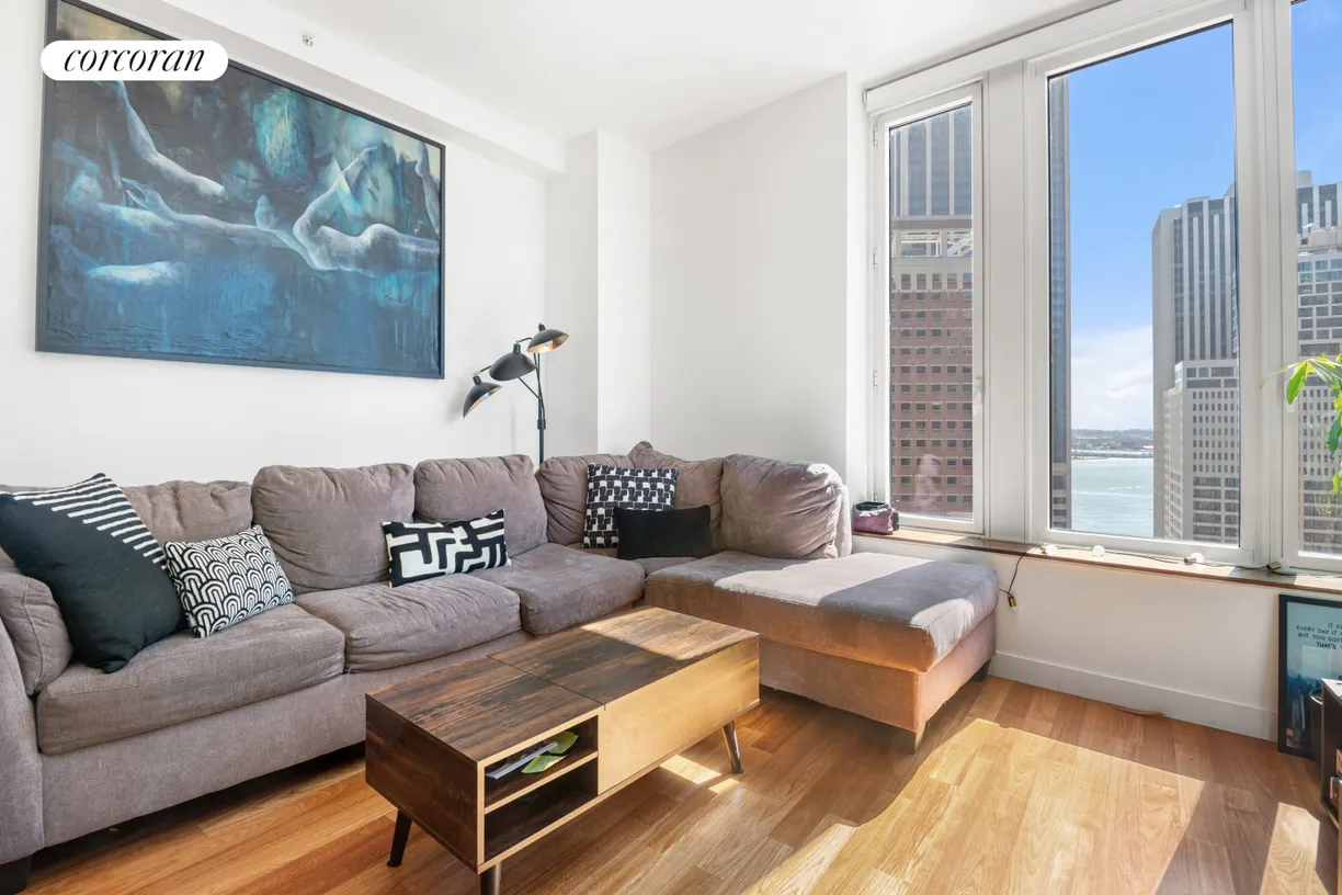New York City Real Estate | View 15 William Street, 23A | Living Room