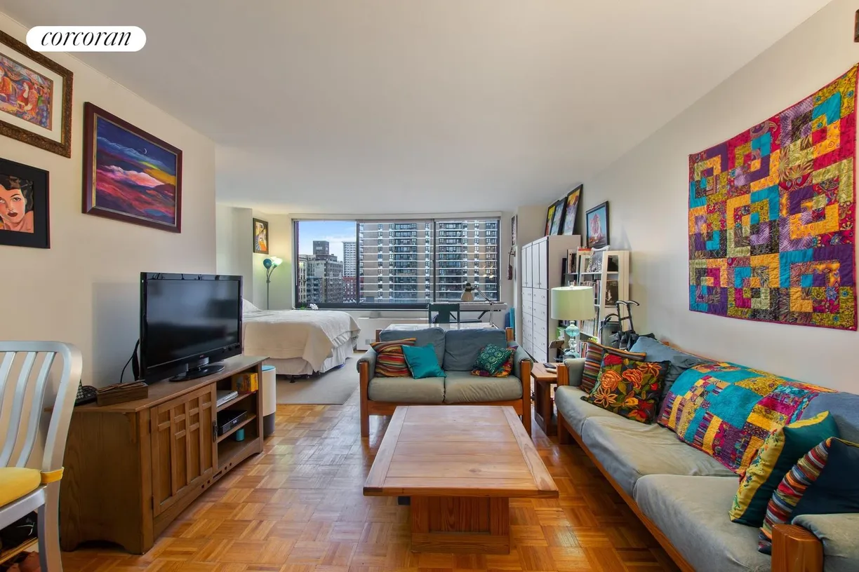 New York City Real Estate | View 215 West 95th Street, 16L | Living Room