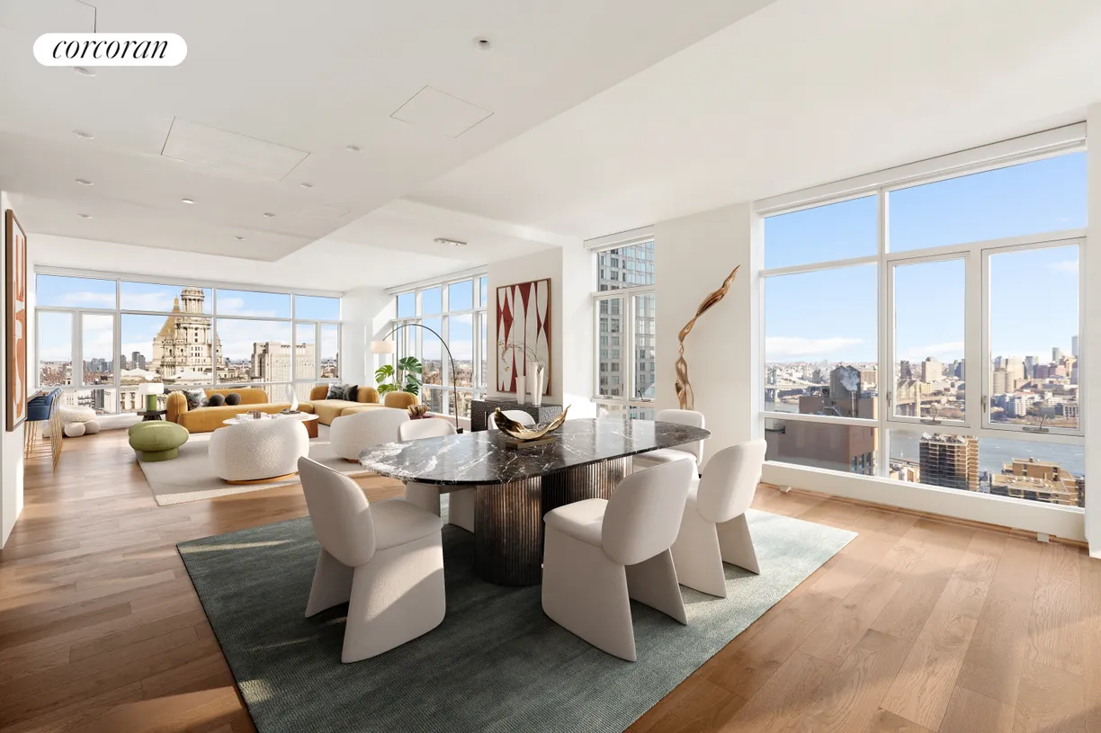 New York City Real Estate | View 5 Beekman Street, 38AB | 4 Beds, 3 Baths