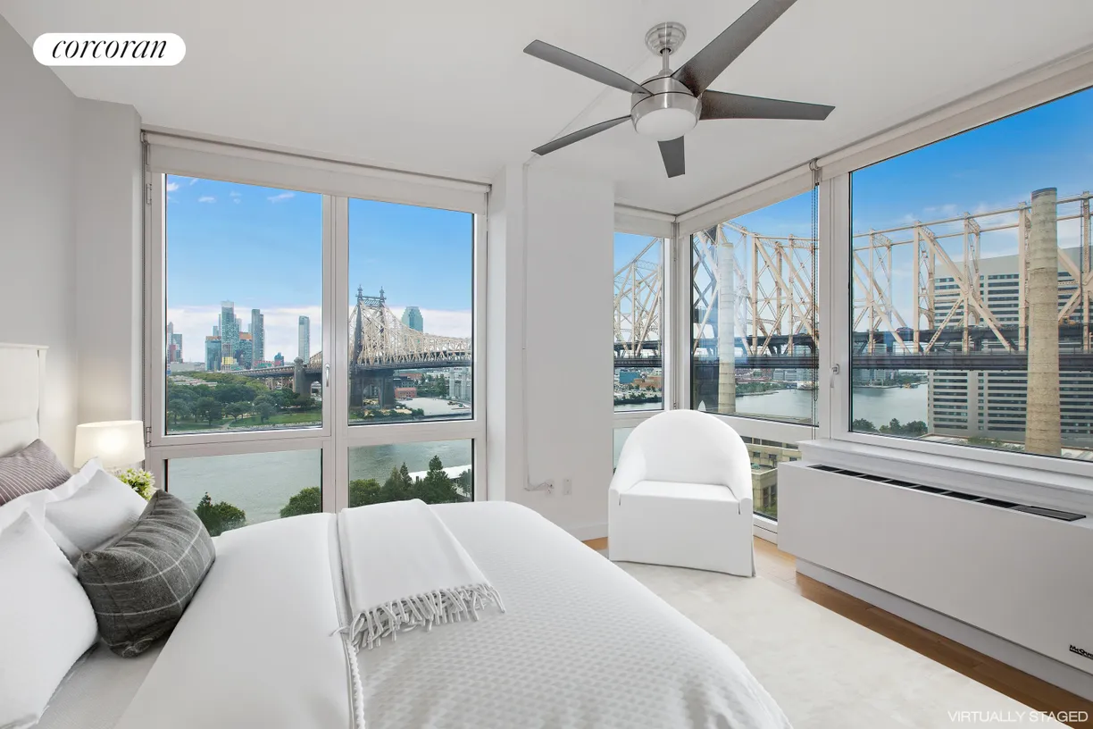 New York City Real Estate | View 415 Main Street, 10B | Bedroom