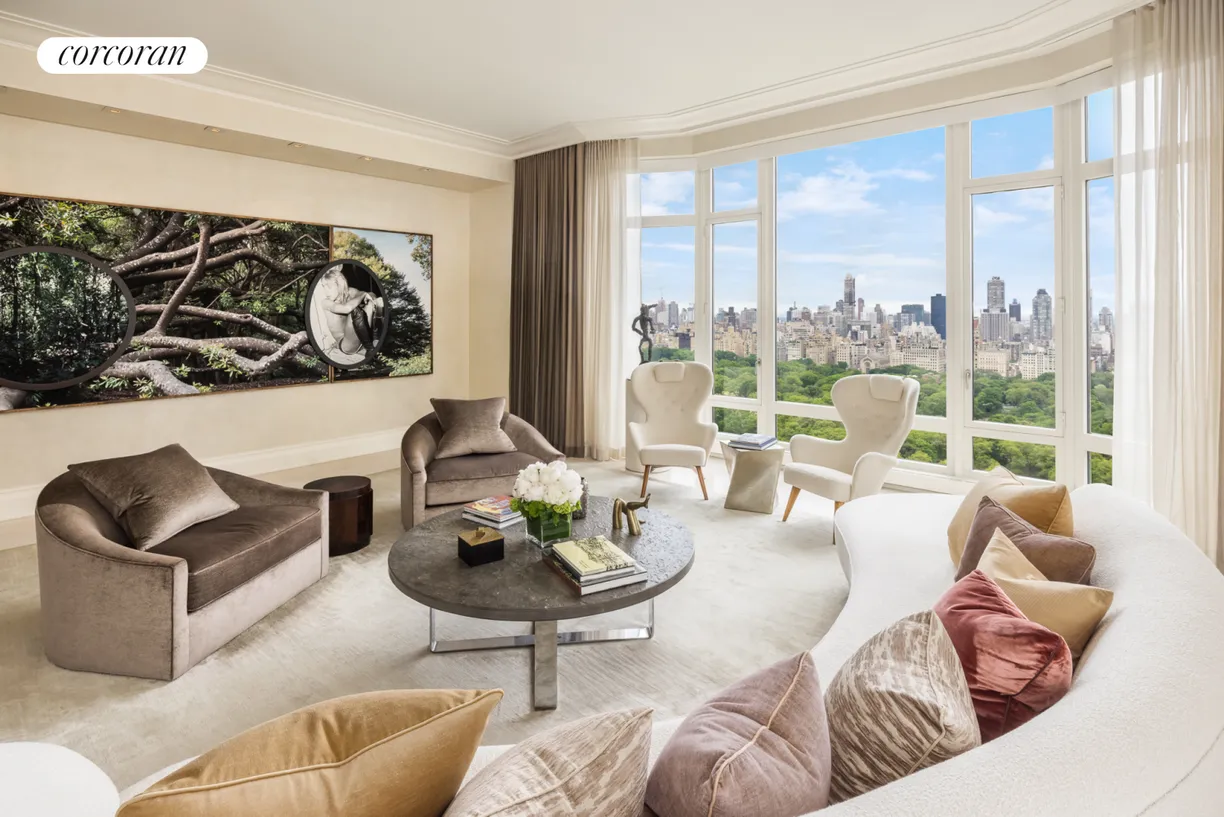 New York City Real Estate | View 15 Central Park West, 29A | Living Room