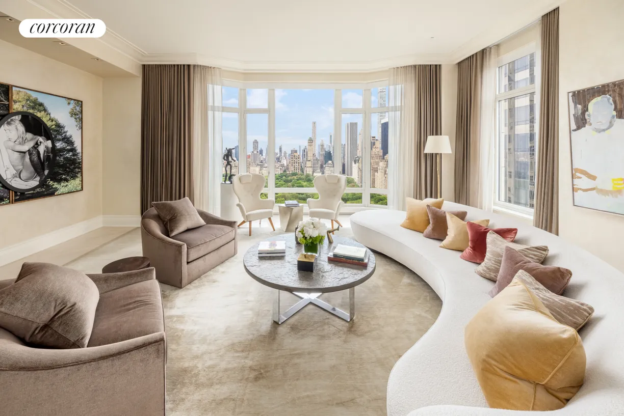 New York City Real Estate | View 15 Central Park West, 29A | Living Room