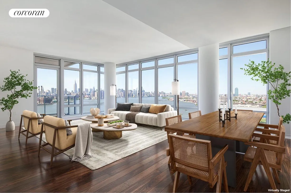 New York City Real Estate | View 2 Northside Piers, 19K | 3 Beds, 2 Baths