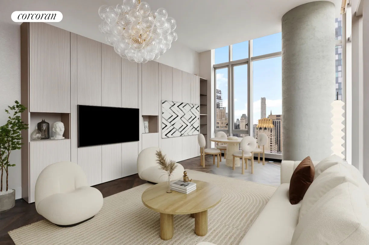 New York City Real Estate | View 217 West 57th Street, 38D | 2 Beds, 2 Baths