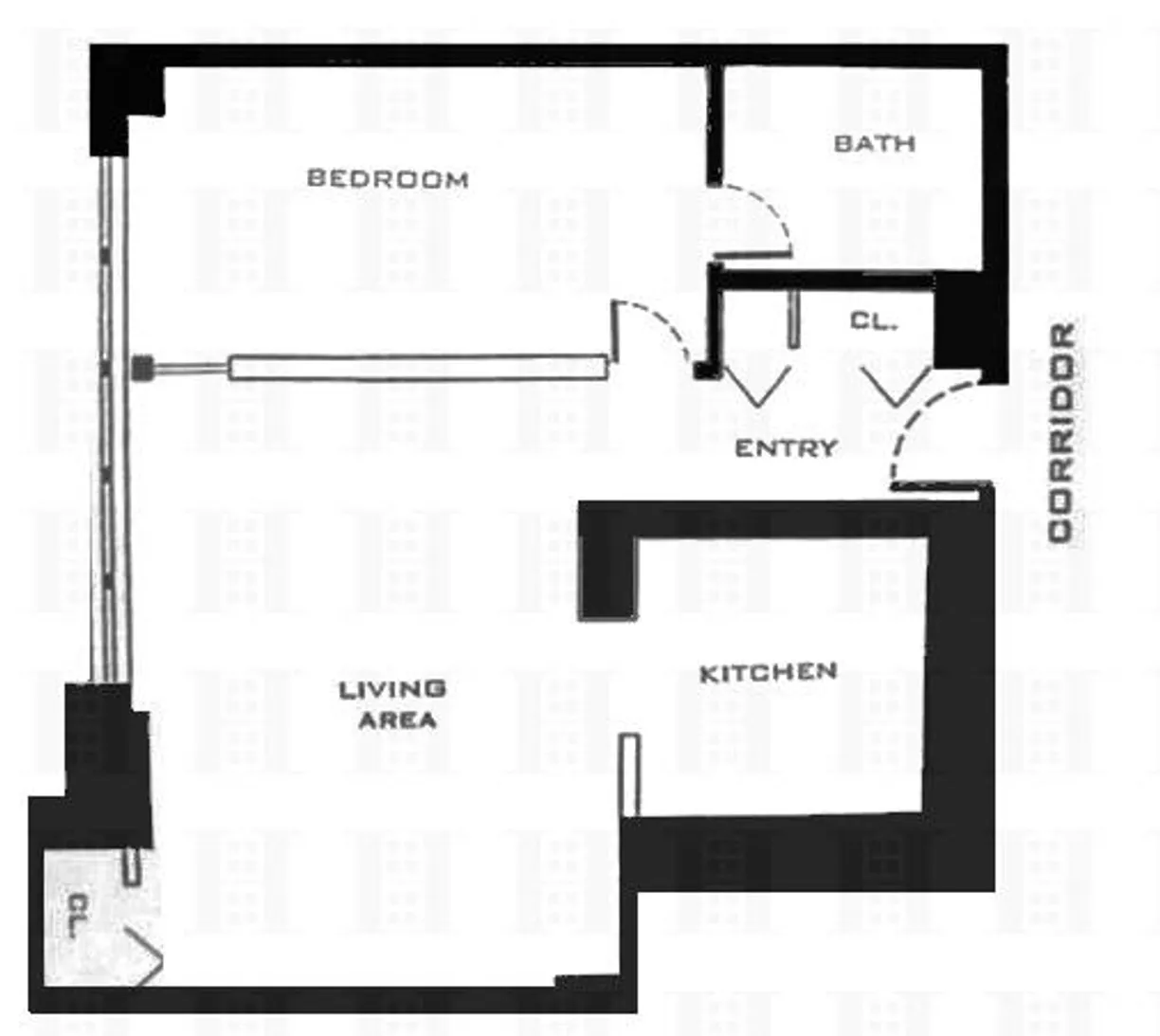 New York City Real Estate | View 100 West 93rd Street, 6A | Floorplan
