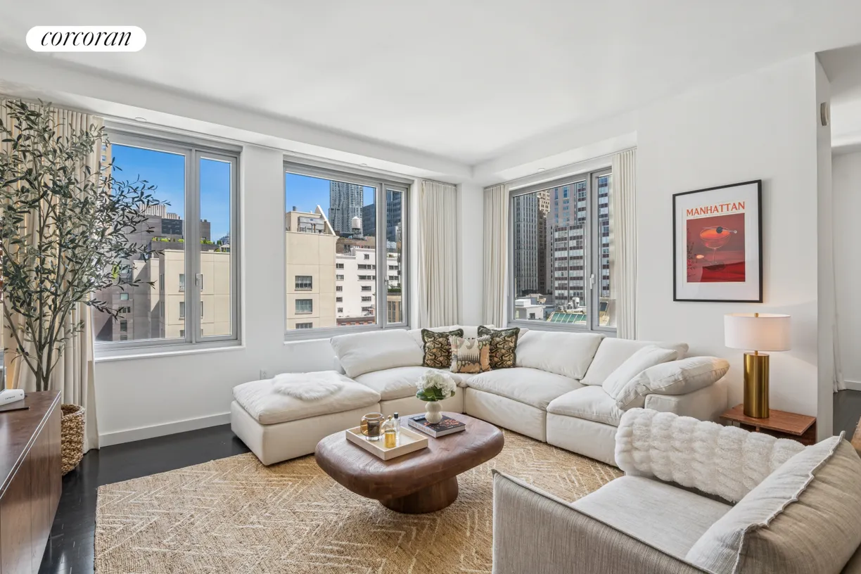 New York City Real Estate | View 85 West Broadway, 11S | 2 Beds, 2 Baths