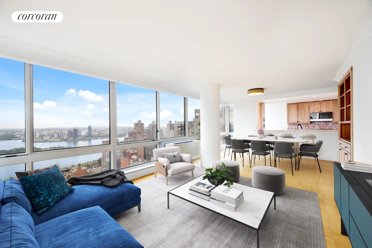 New York City Real Estate | View 217 East 96th Street, 35B | 3 Beds, 2 Baths