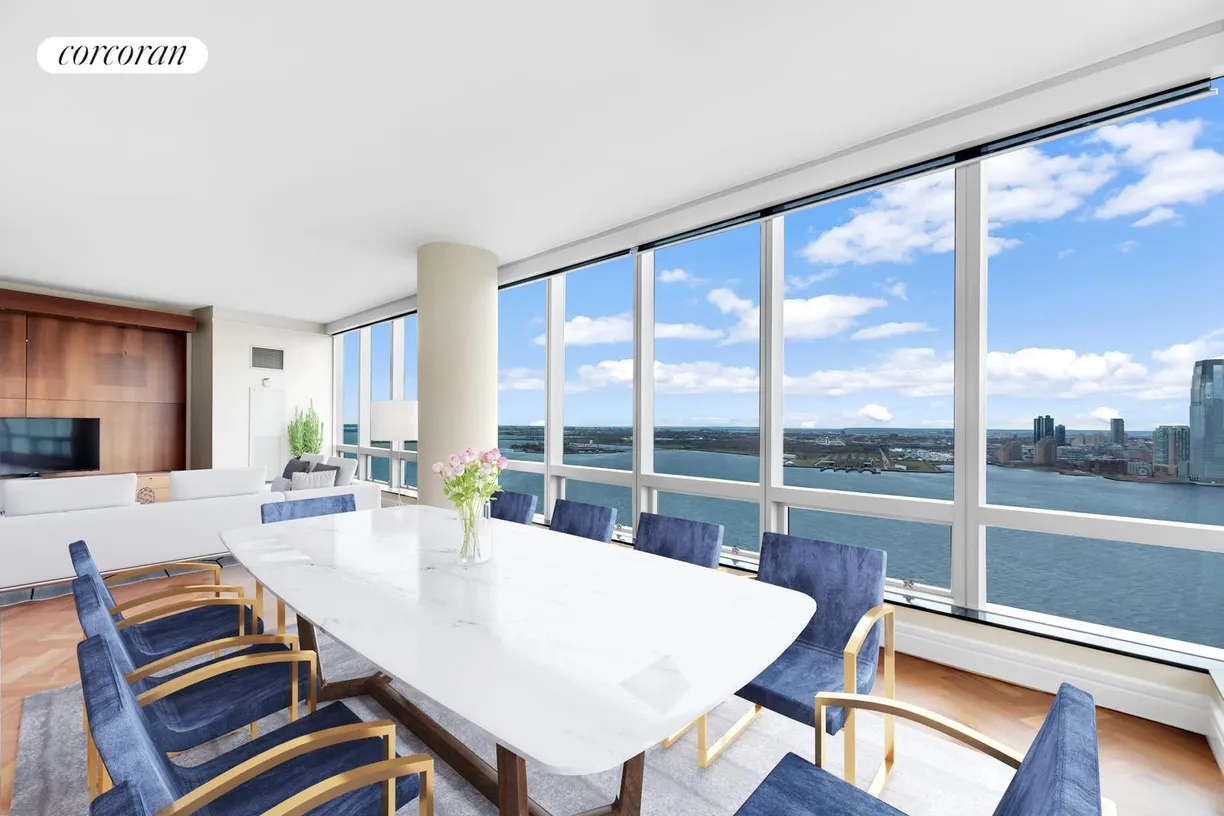 New York City Real Estate | View 10 Little West Street, 31A | Dining Area