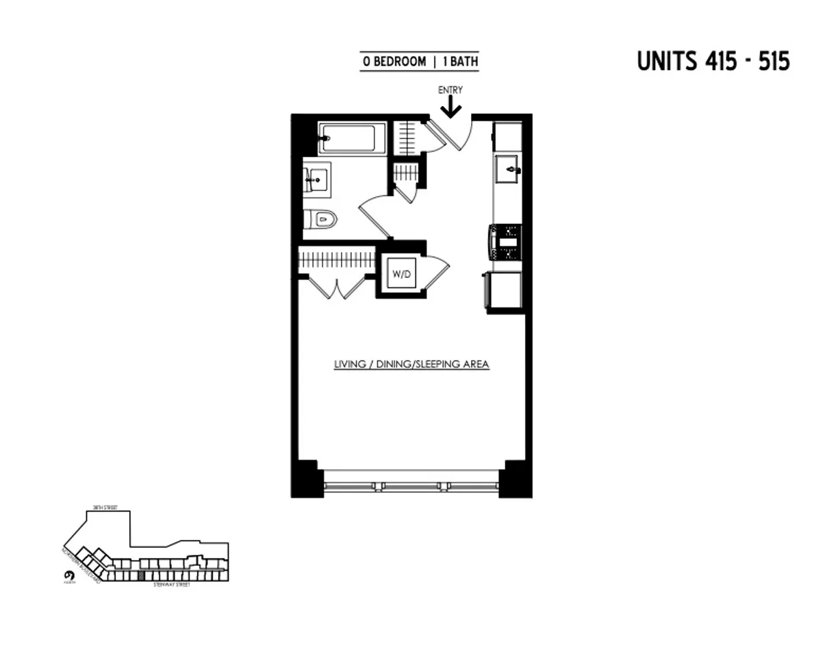 New York City Real Estate | View 36-20 Steinway Street, 415 | Floorplan