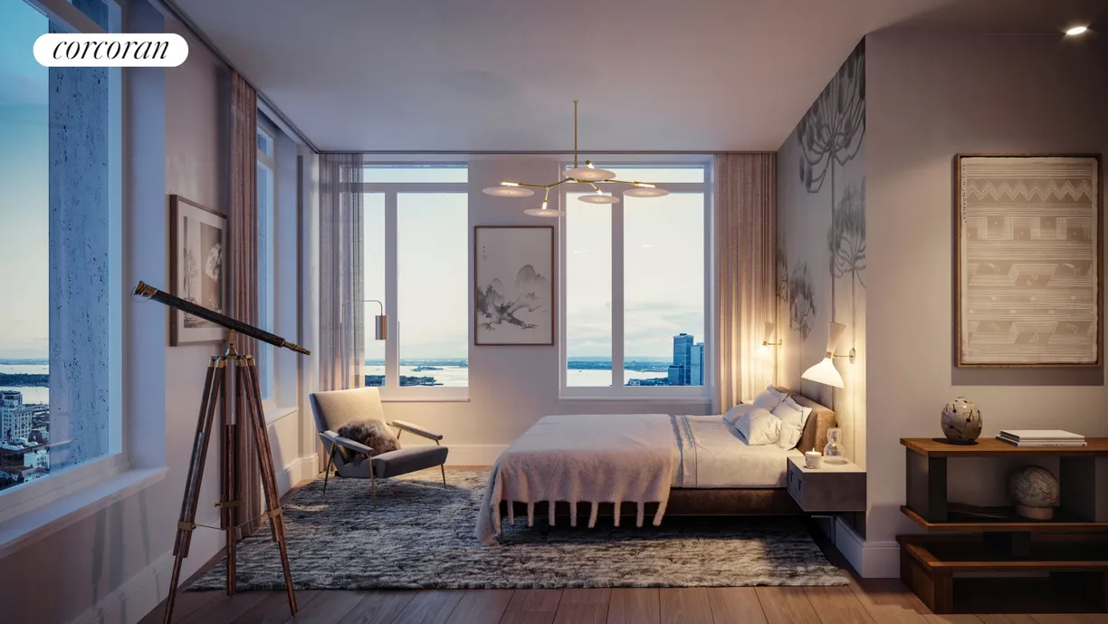 New York City Real Estate | View 1 Clinton Street, 19B | Bedroom