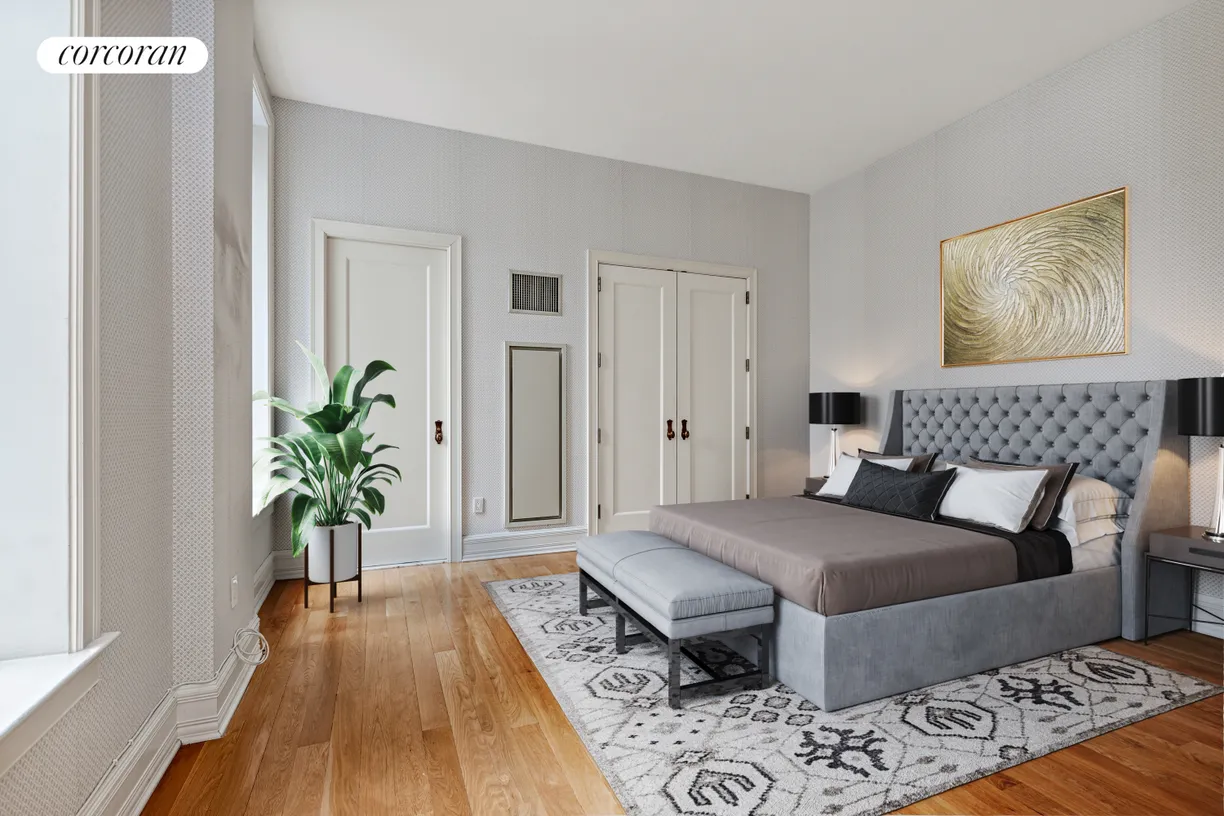 New York City Real Estate | View 1 Central Park South, 910 | Primary Bedroom