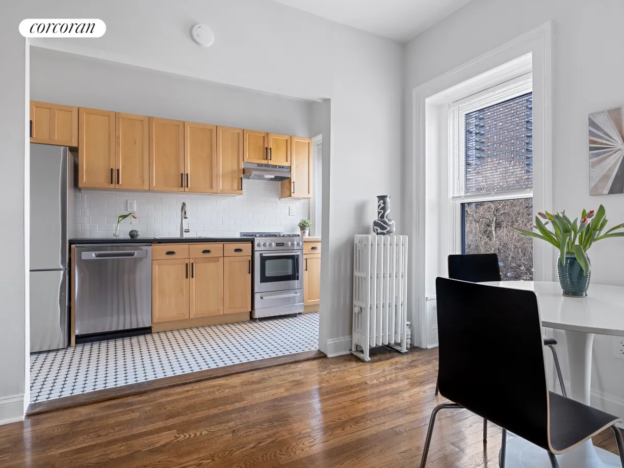 New York City Real Estate | View 302 Lafayette Avenue, 3 | Kitchen and Dining Area