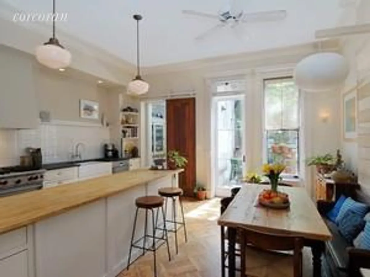 New York City Real Estate | View 458 2nd Street | Light filled chef's kitchen & dining roo