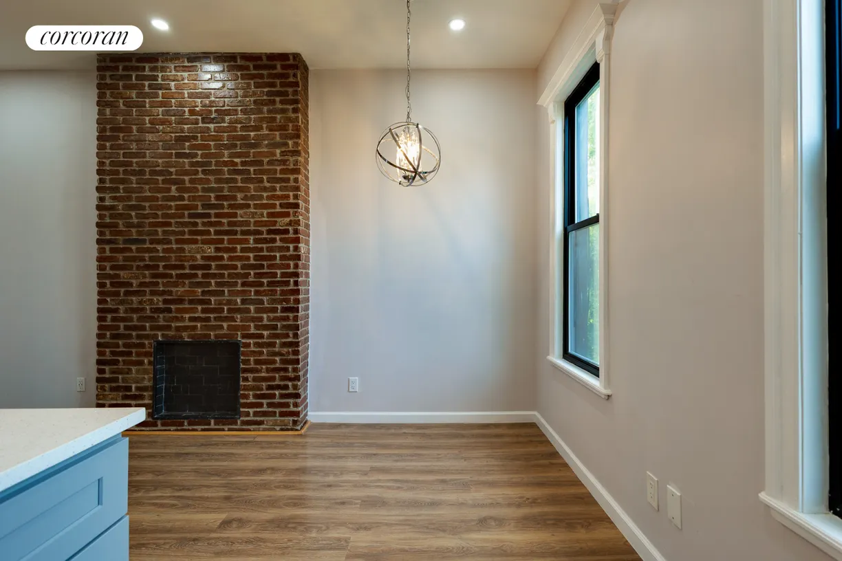 New York City Real Estate | View 741 Decatur Street | Decorative fireplace