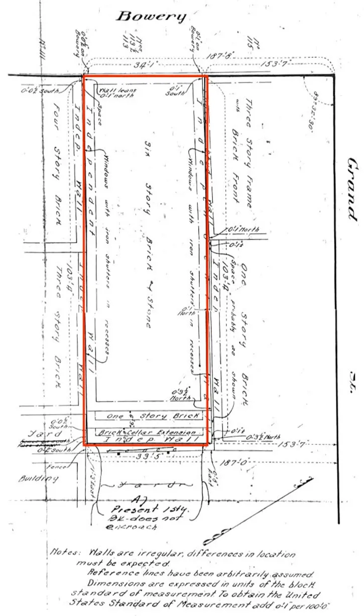 New York City Real Estate | View 113 Bowery, BLDG | Floorplan