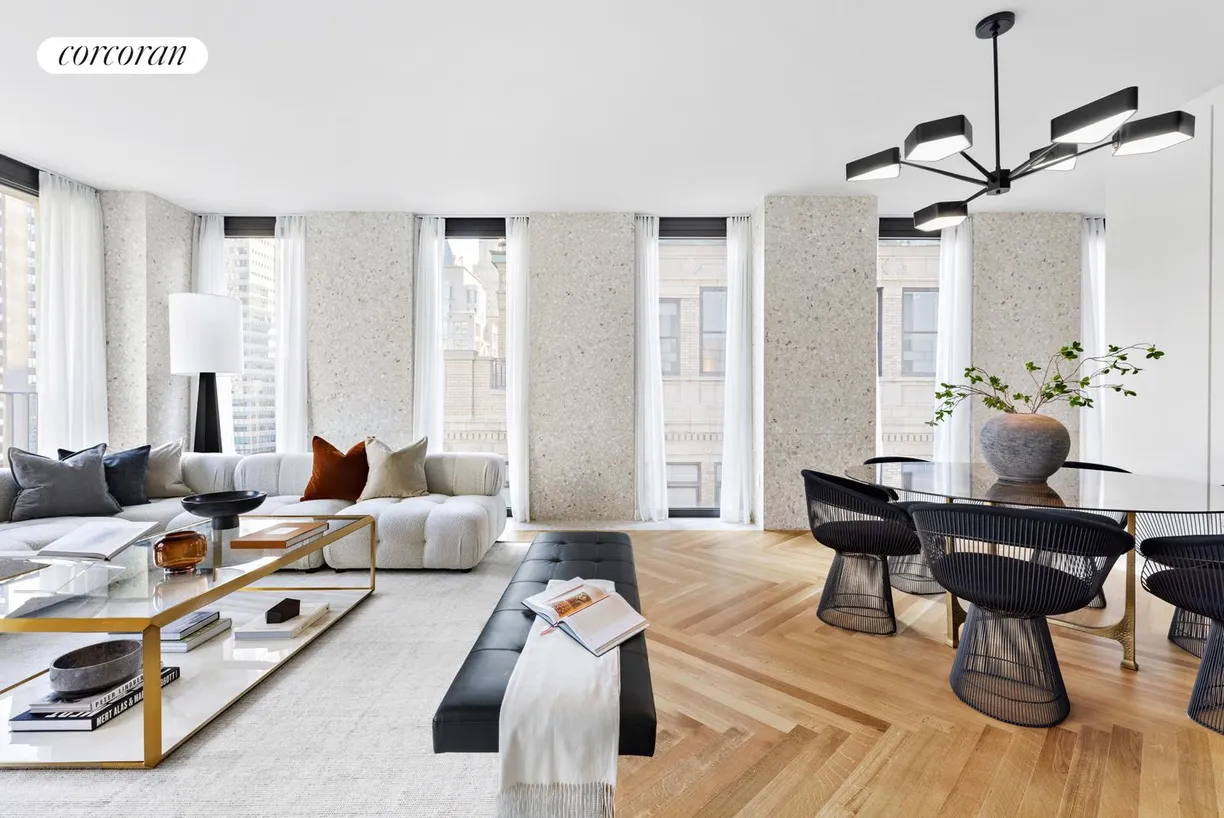 New York City Real Estate | View 14 West 40th Street, 25B | Floor-to-ceiling Windows