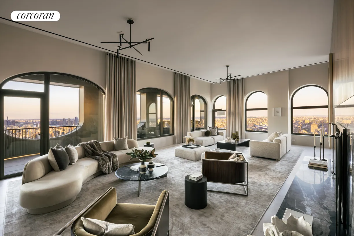 New York City Real Estate | View 130 William Street, PH65 | Living Room