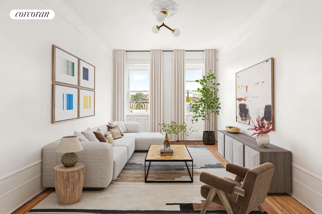 New York City Real Estate | View 107 Kenilworth Place, 2 | 3 Beds, 1 Bath
