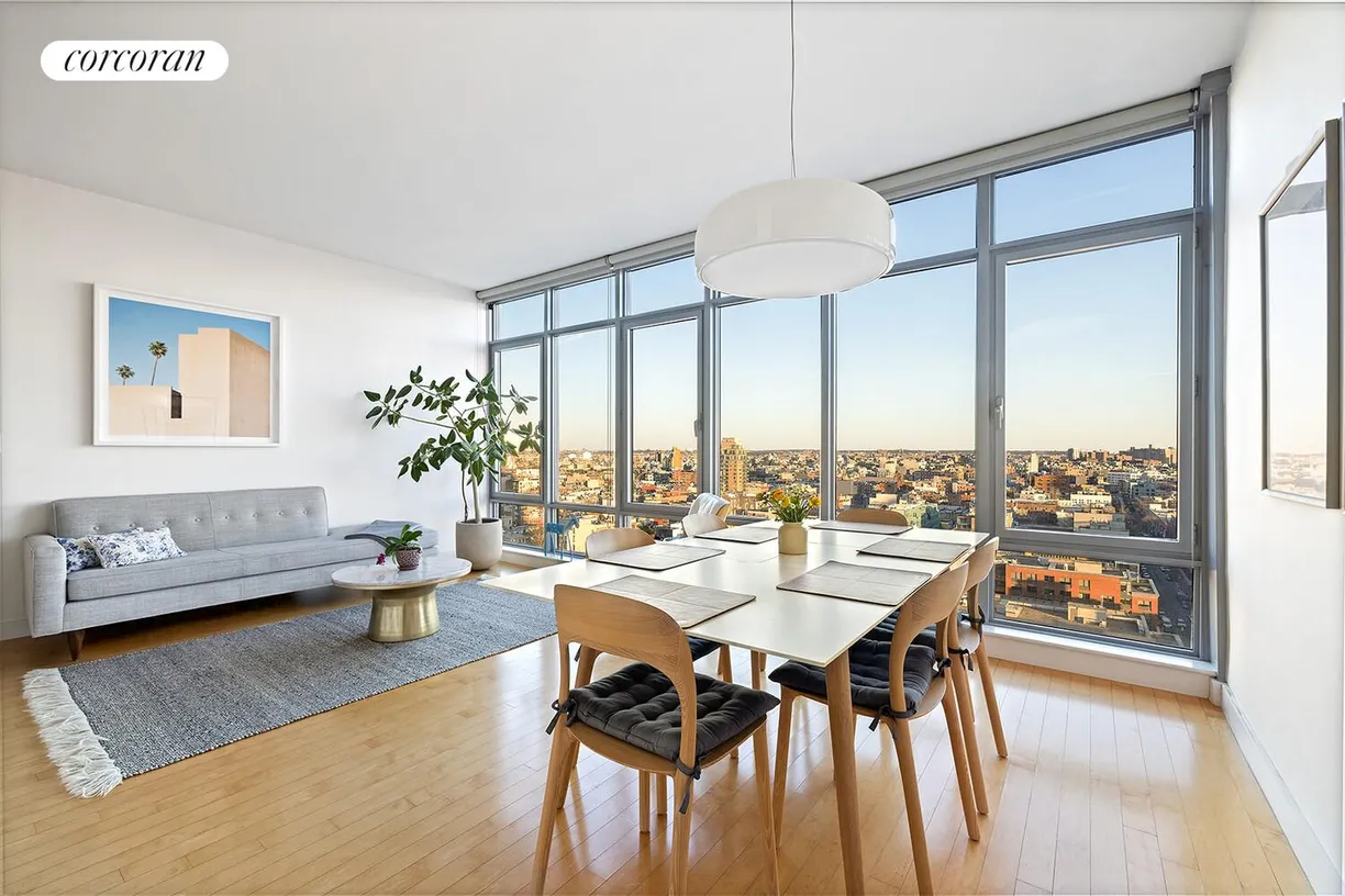 New York City Real Estate | View 1 NORTHSIDE PIERS, 18H | 1 Bed, 1 Bath