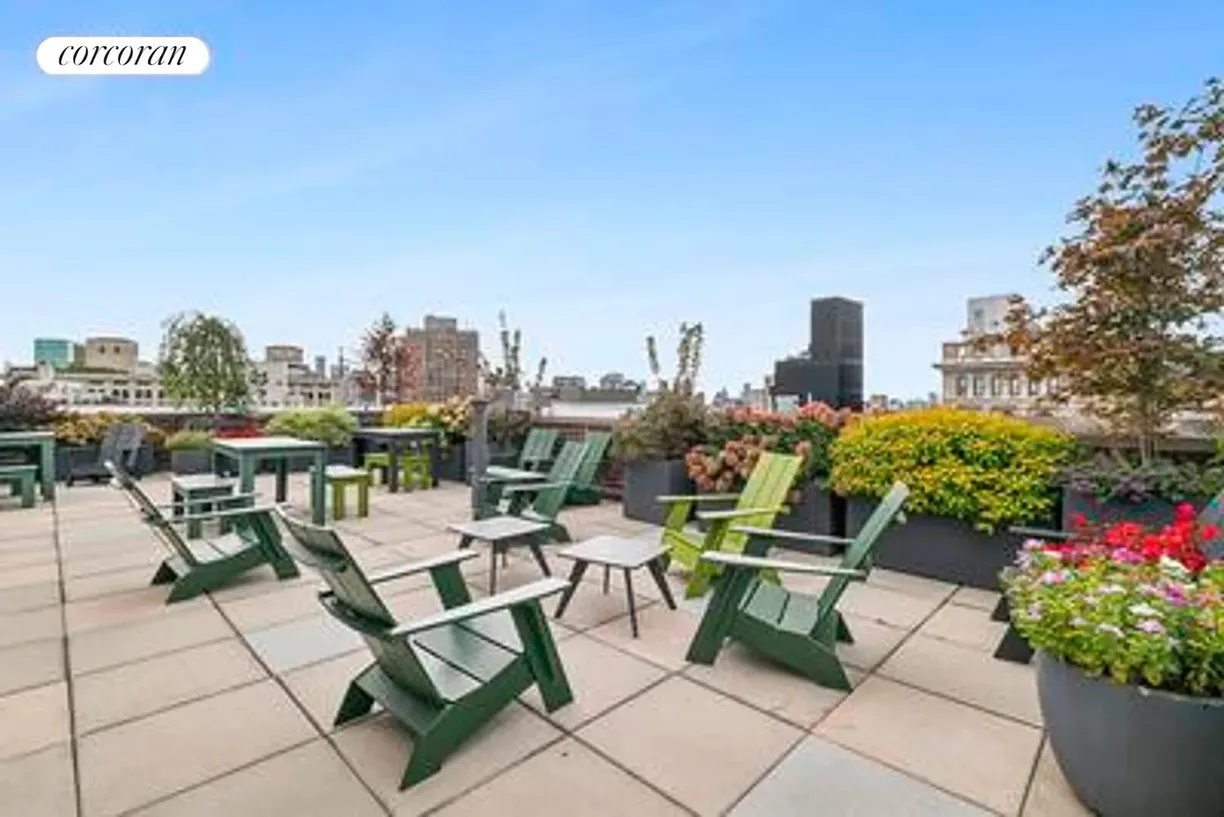 New York City Real Estate | View 77 East 12th Street, 16A | New Garden Roof Deck
