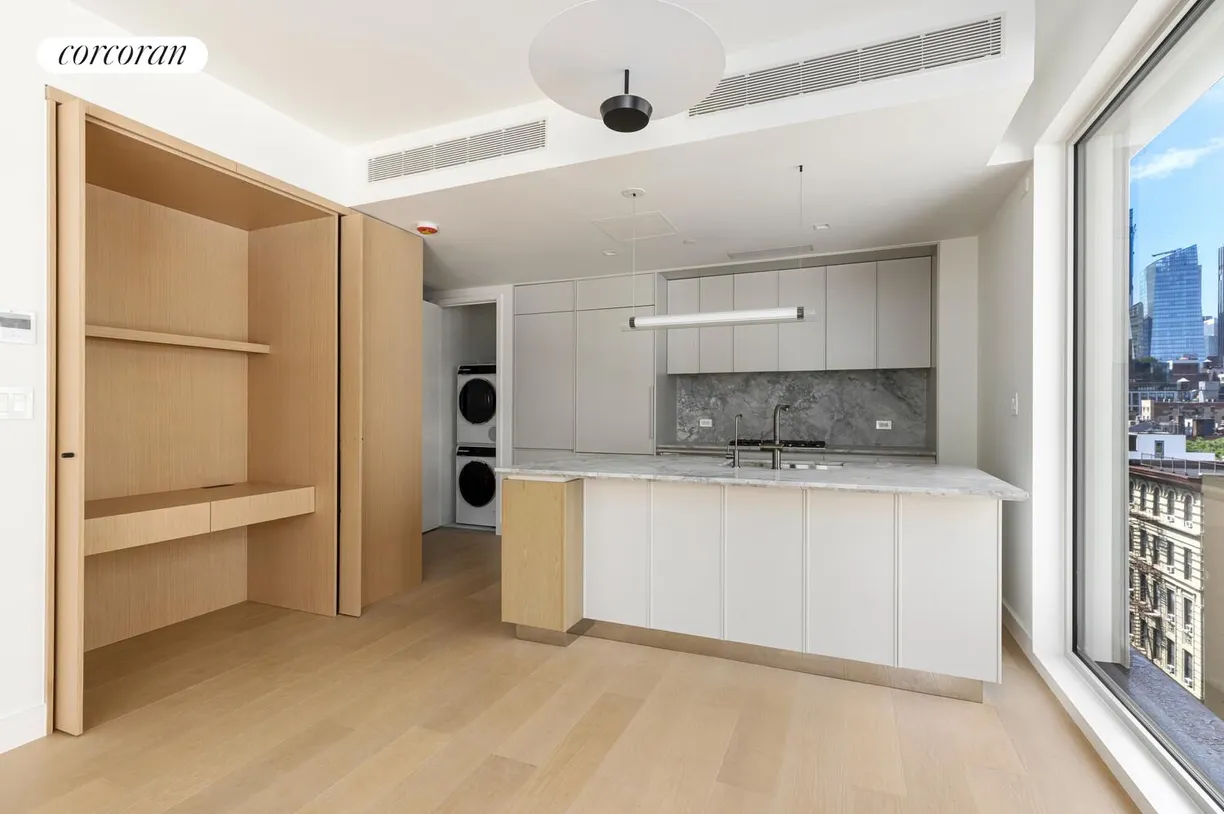 New York City Real Estate | View 250 East 25th Street, 9D | Work space,Living ,Kitchen