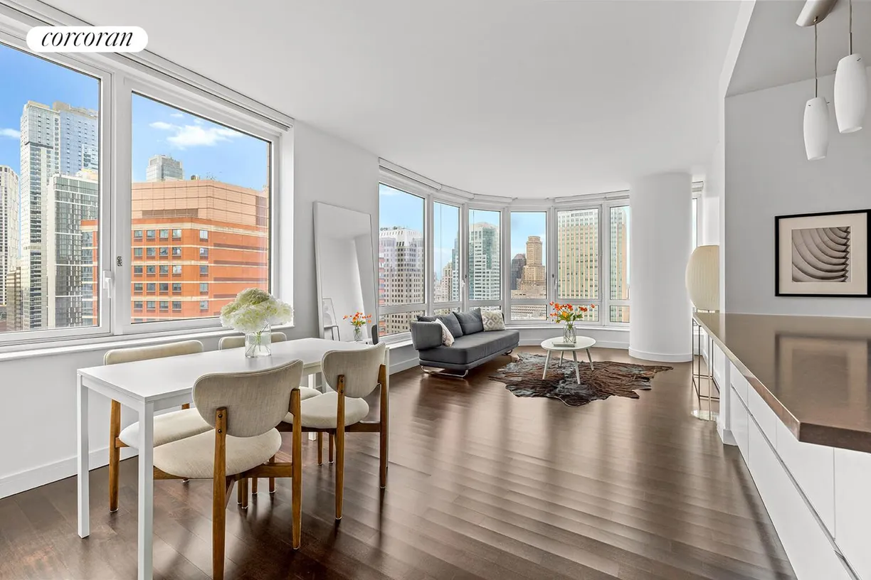 New York City Real Estate | View 306 Gold Street, 25D | Living/Dining