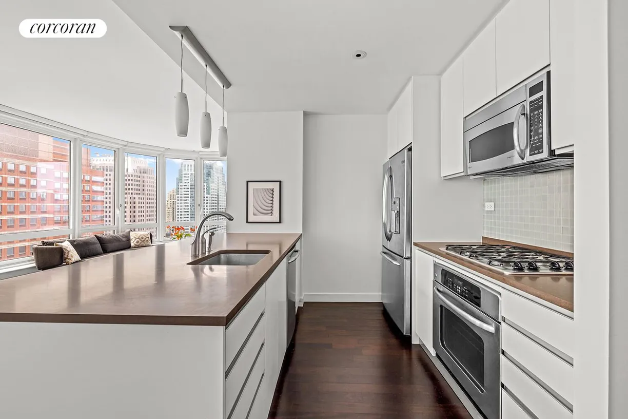 New York City Real Estate | View 306 Gold Street, 25D | Open Concept Kitchen