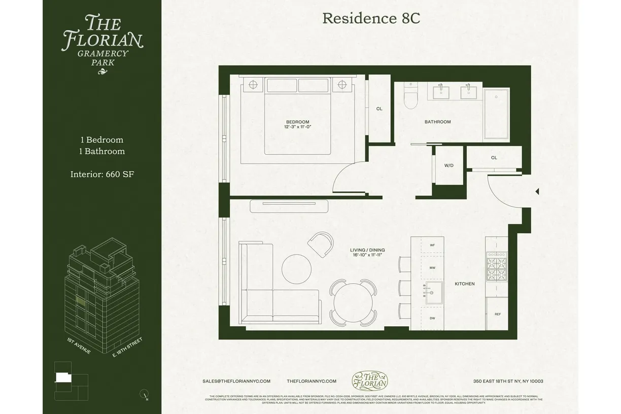 350 East 18th Street #8C, New York, NY 10003 Property for sale
