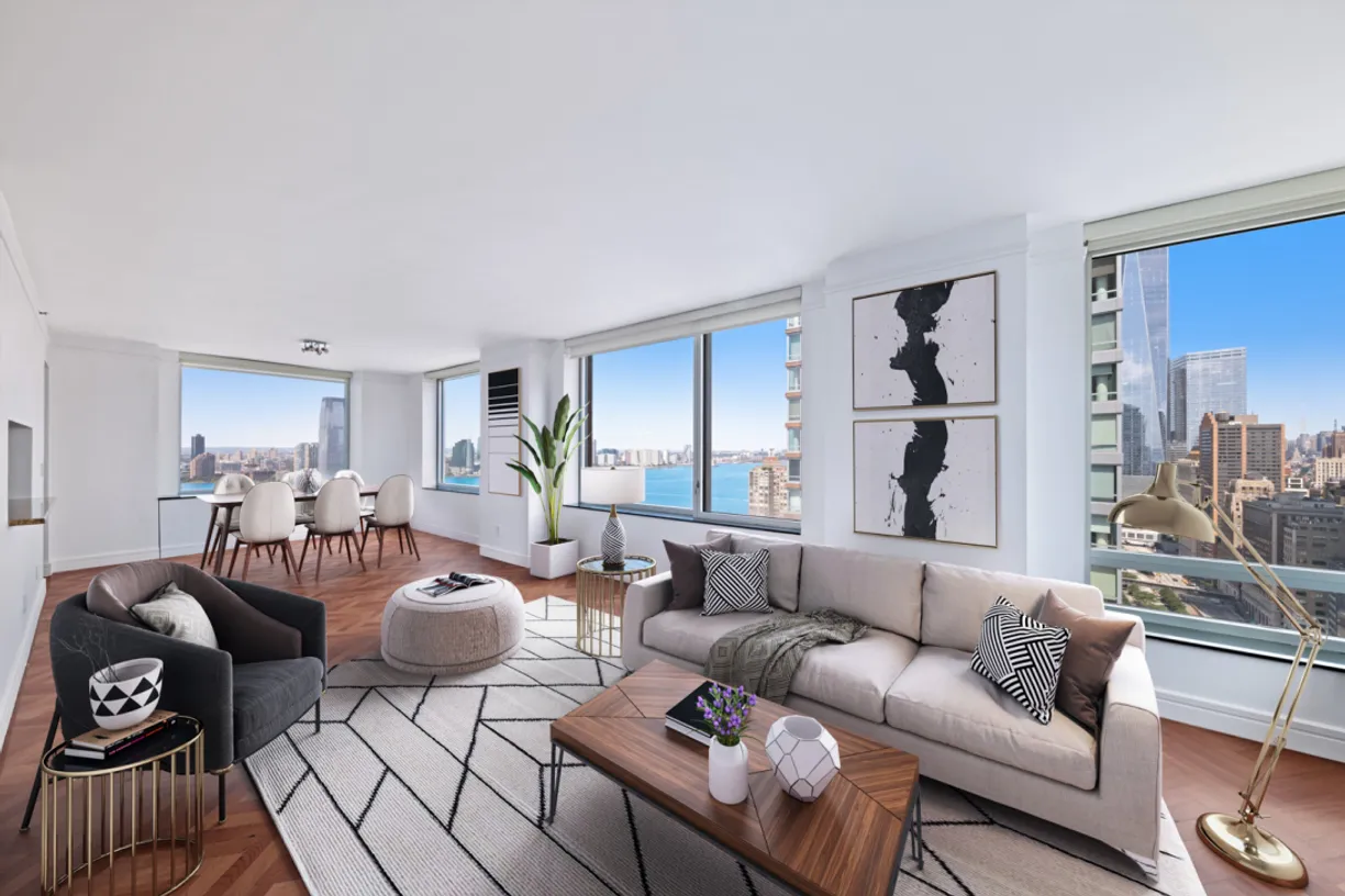 New York City Real Estate | View 10 West Street, 30C | 3 Beds, 4 Baths