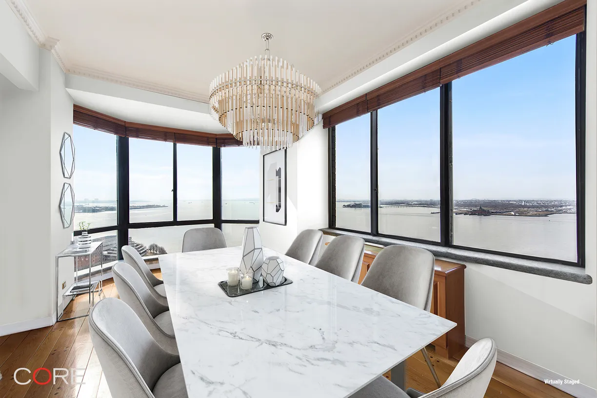 New York City Real Estate | View 380 Rector Place, 25H | 2 Beds, 2 Baths