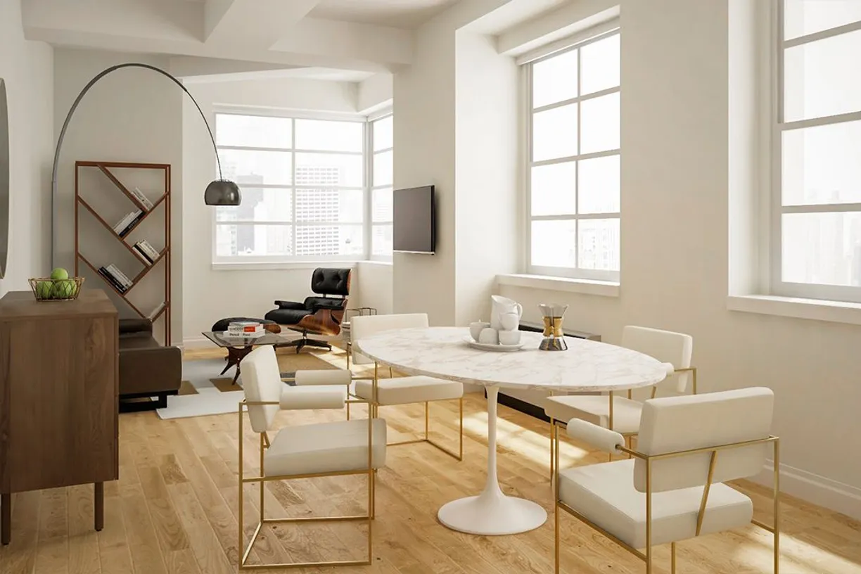 New York City Real Estate | View 21 West Street, 4C | 2 Beds, 2 Baths