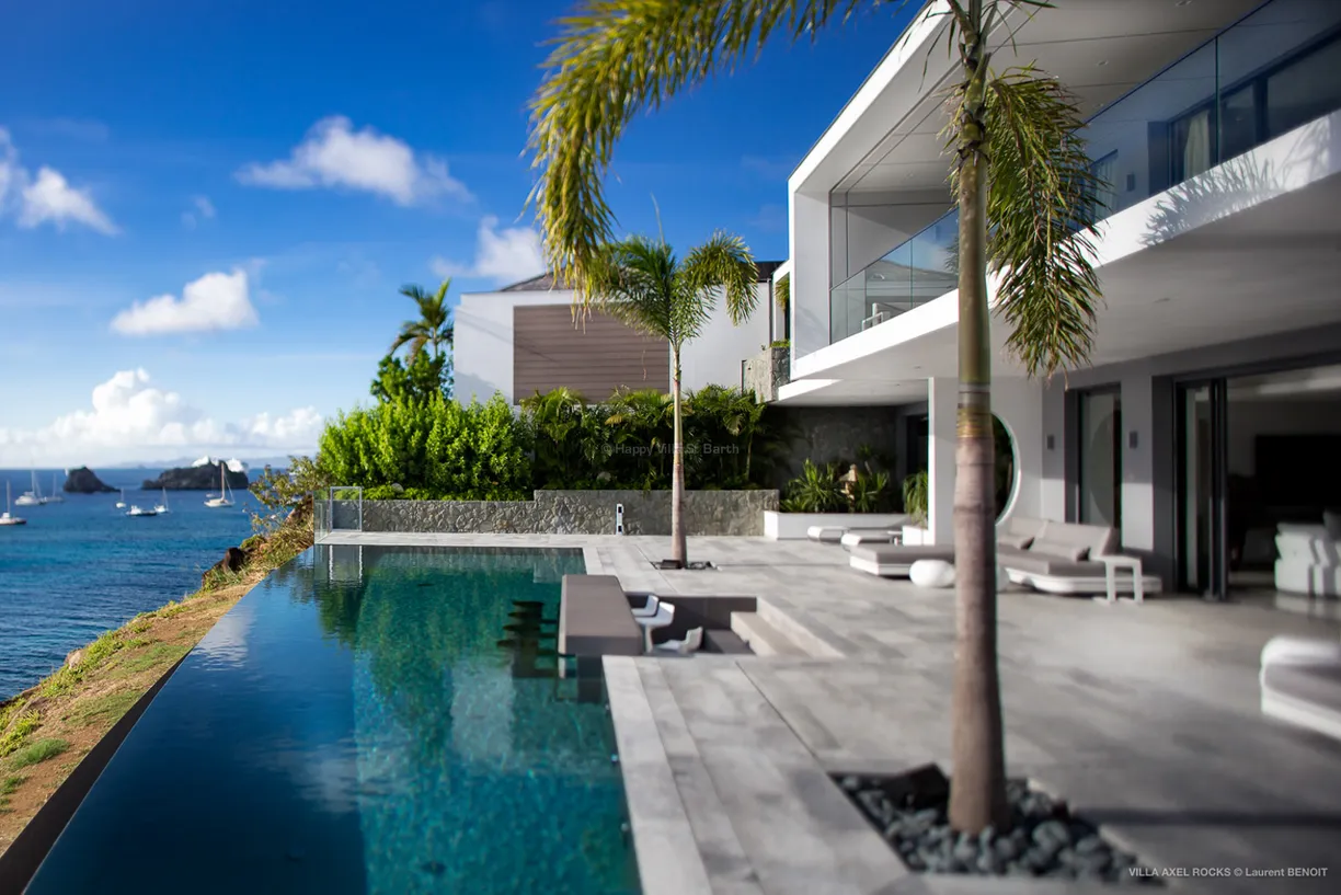 St Barth Real Estate | View Villa Axel Rocks | Villa Axel Rock 1