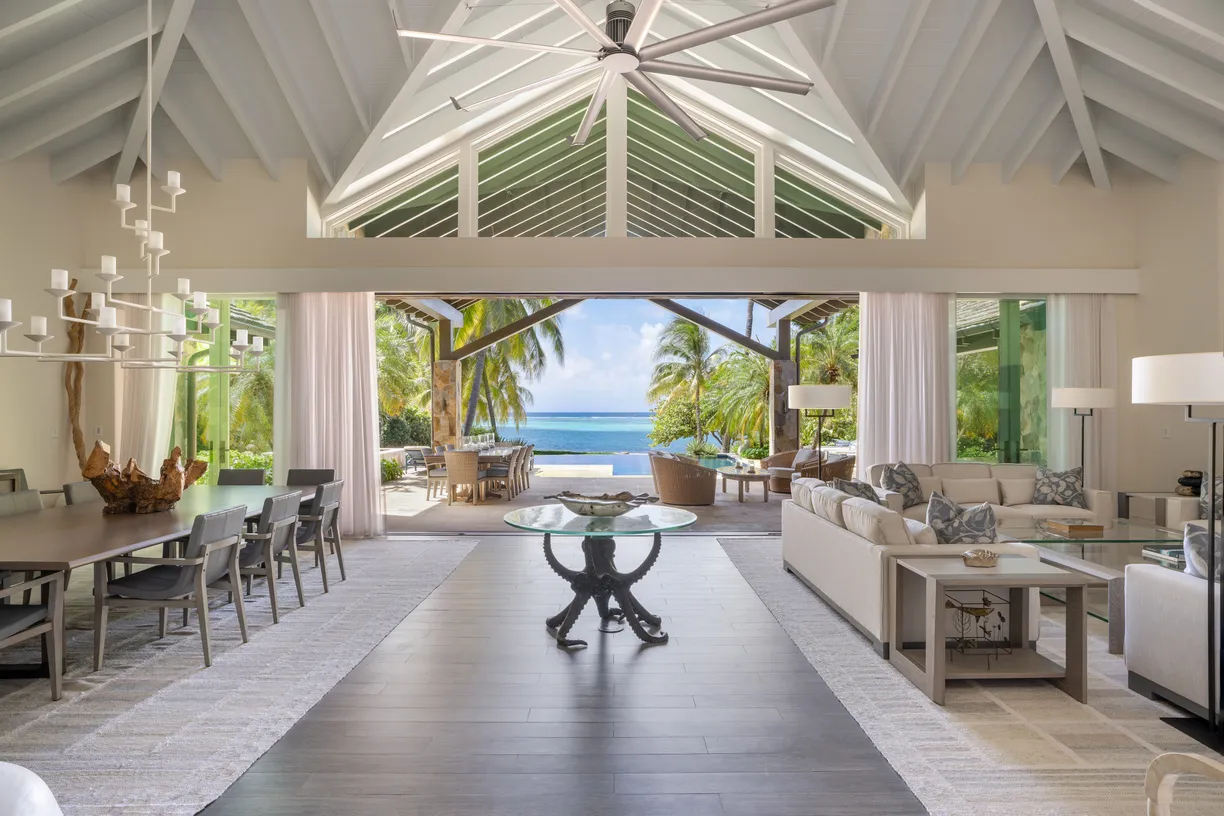 British Virgin Islands Real Estate | View Nonamé, Oil Nut Bay | Great Room