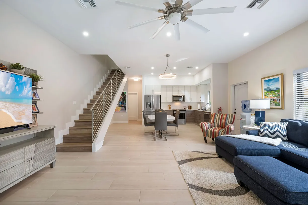 Cayman Islands Real Estate | View St. James Court Villa #4 | St. James Court Open Concept Living/Kitchen