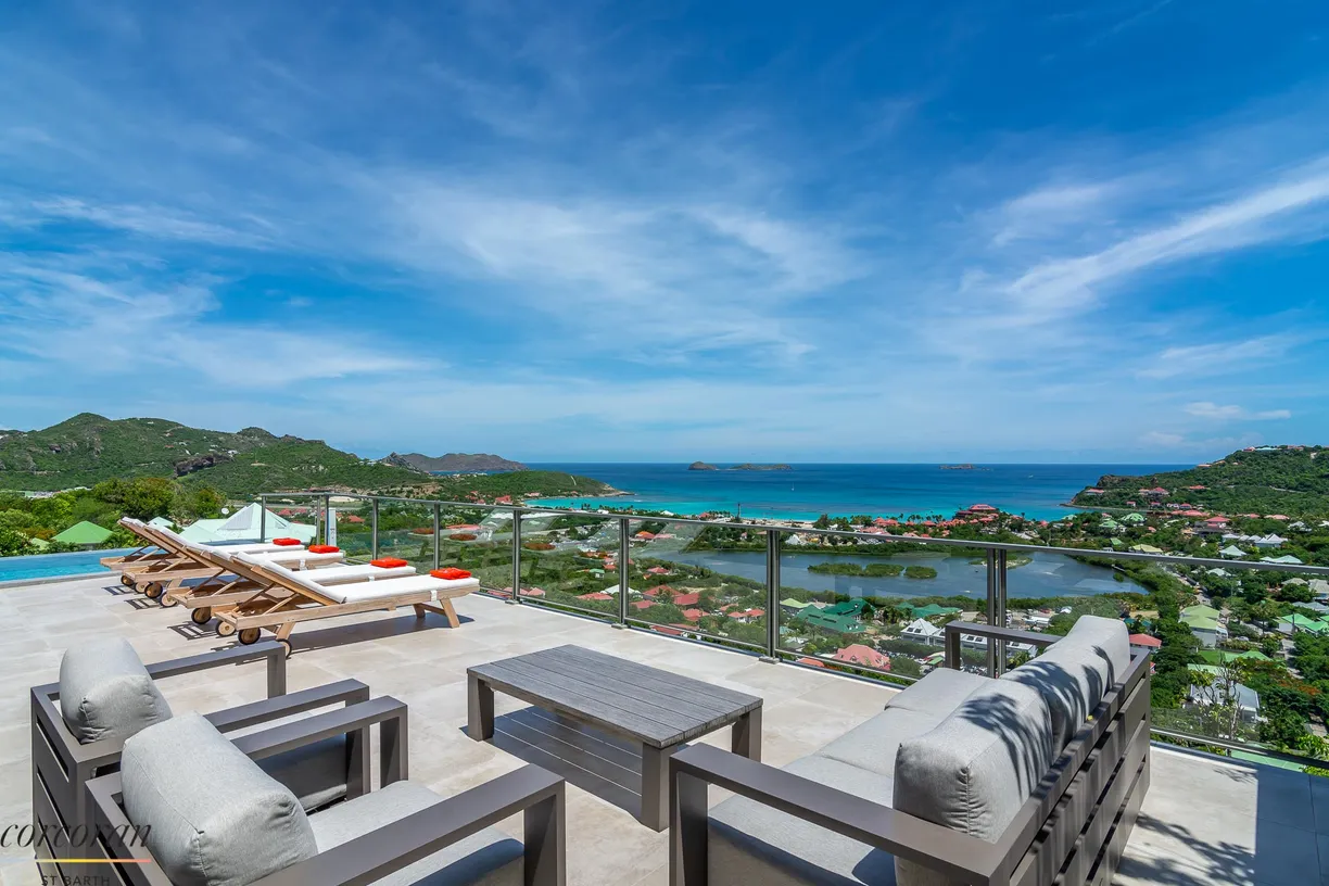 St Barth Real Estate | View Villa L'Oiseau Bleu | Villa-l'oiseau bleu-StBarth-4 | View 5
