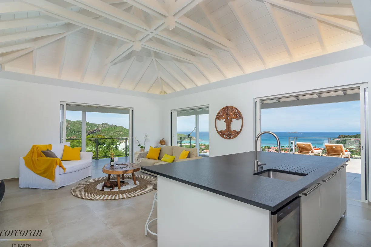 St Barth Real Estate | View Villa L'Oiseau Bleu | Villa-l'oiseau bleu-StBarth-8 | View 8