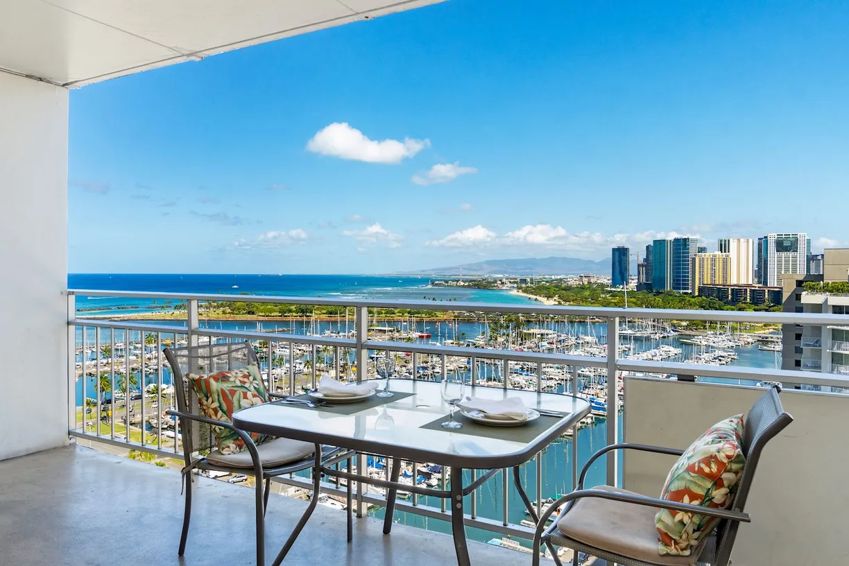 Hawaii Real Estate | View 1777 Ala Moana Boulevard, #1735 | 1 Bed, 1 Bath