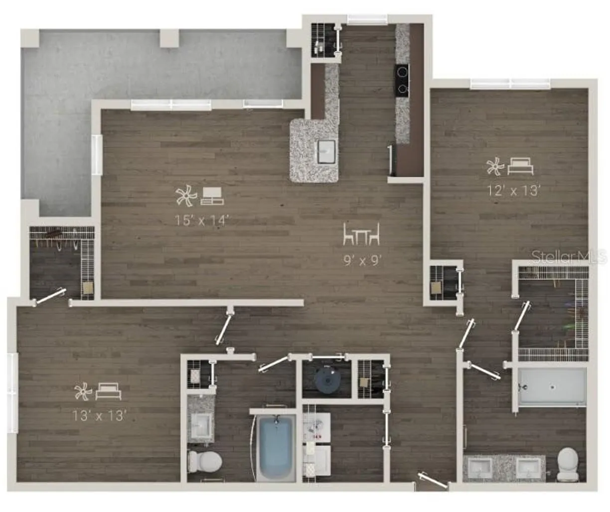Sarasota/St. Petersburg Real Estate | View 1420 Lakefront Drive #1201 | room 1