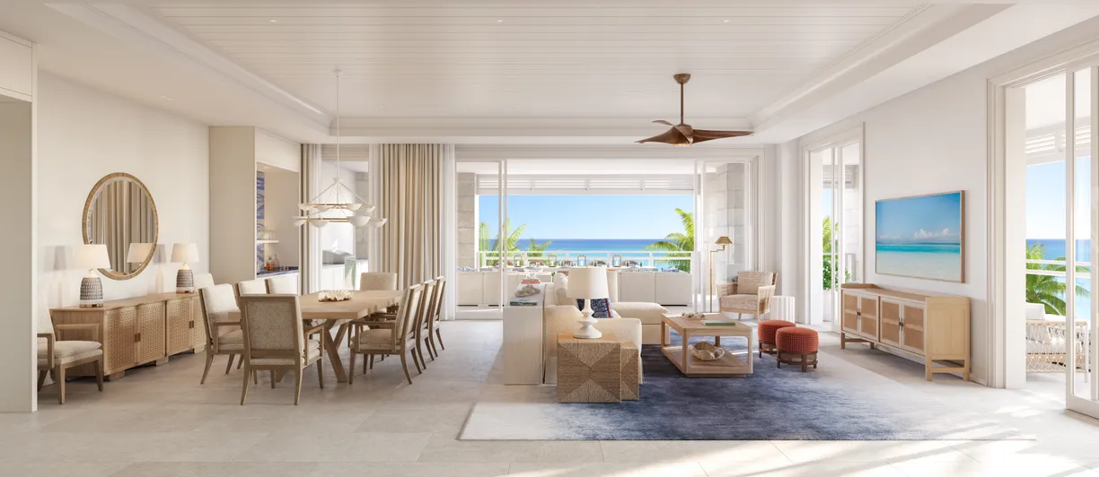 Bahamas Real Estate | View The Ocean Club Four Seasons Residence - Residence #322/323 | OCFS Residences - Great Room-1