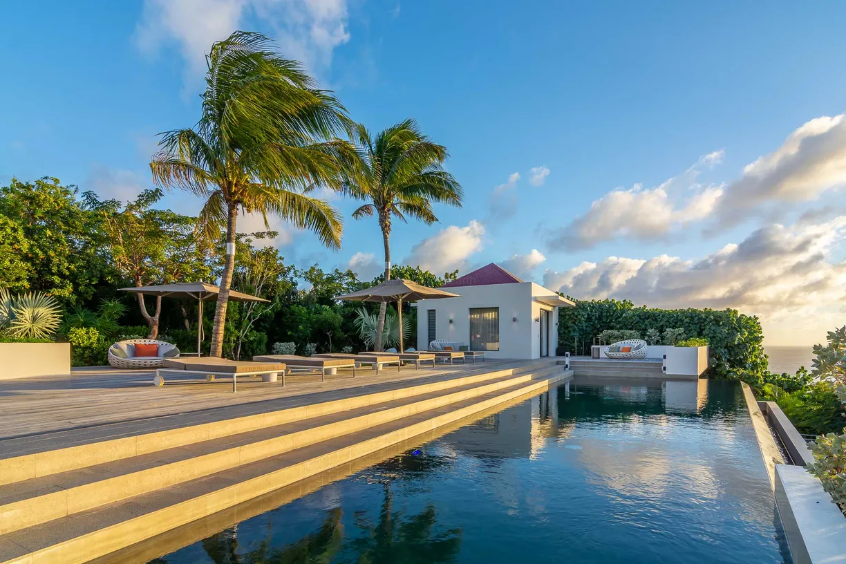 St Barth Real Estate | View Villa Palm Spring | 5 Beds, 5 Baths