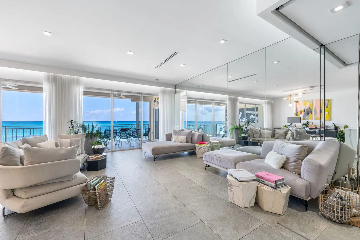 Cayman Islands Real Estate | View Laguna Del Mar Ocean Front Luxury 3 Bed/Bath + Den | 3 Beds, 3 Baths