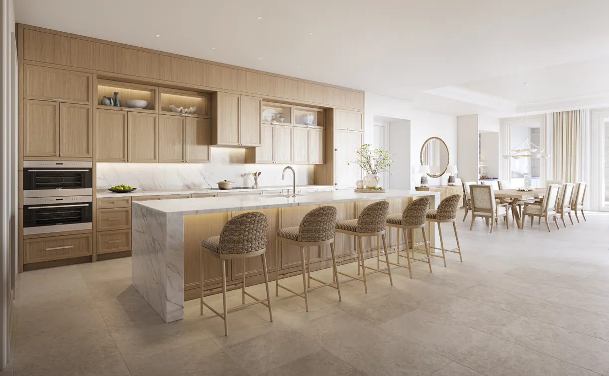 Bahamas Real Estate | View The Ocean Club Four Seasons Residence - Residence #285/286 | OCFS Residences - Kitchen
