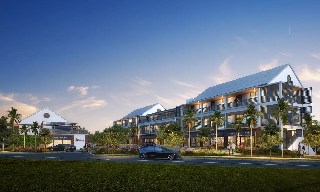 Cayman Islands Real Estate | View The Shops At Buttonwood - Office Space Opportunity | Buttonwood Retail Park Car Correction CIREBA