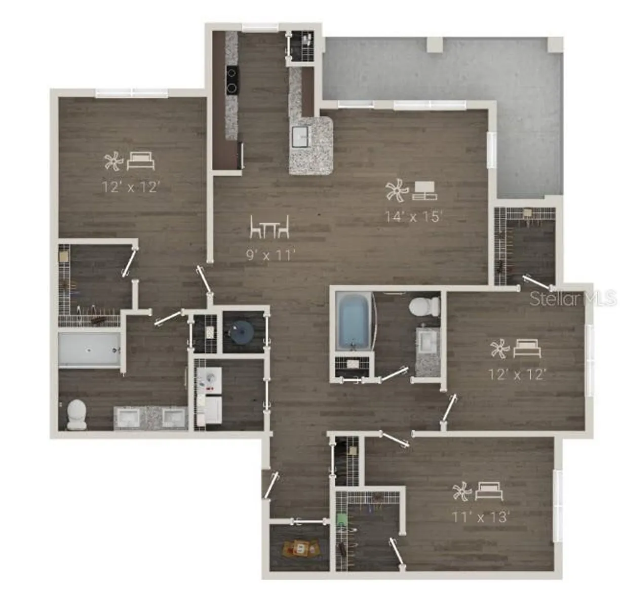 Sarasota/St. Petersburg Real Estate | View 1420 Lakefront Drive #6111 | room 1