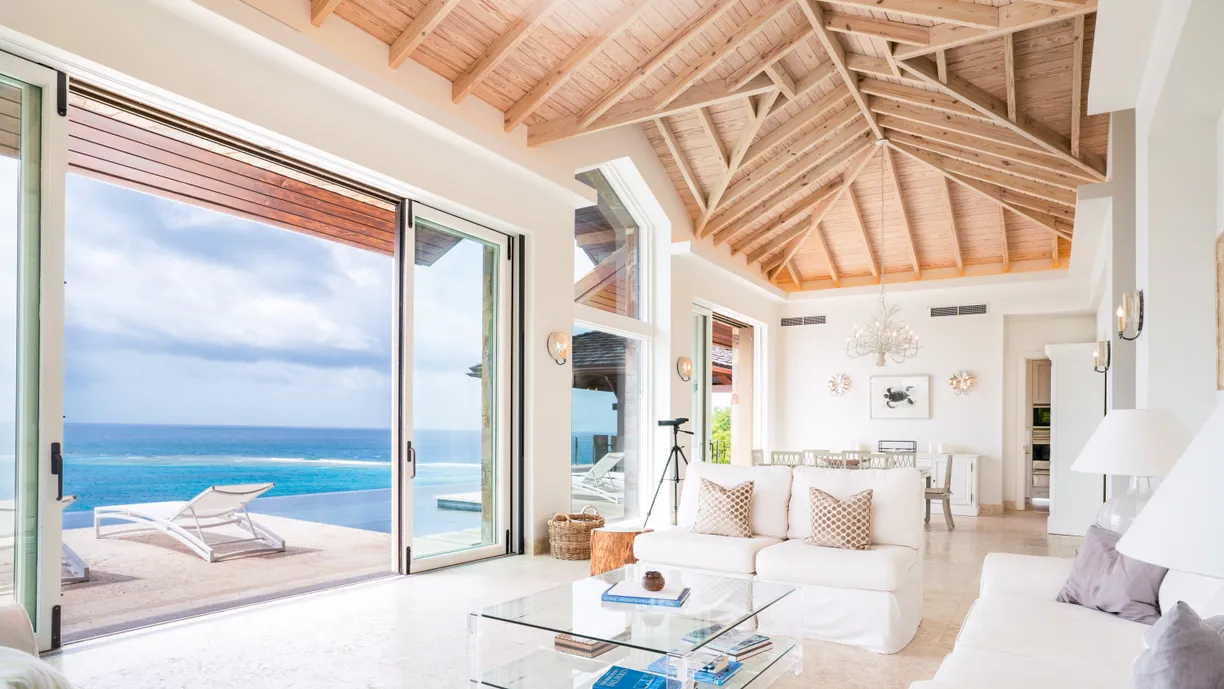 British Virgin Islands Real Estate | View Reef House, Oil Nut Bay | Main Living Room