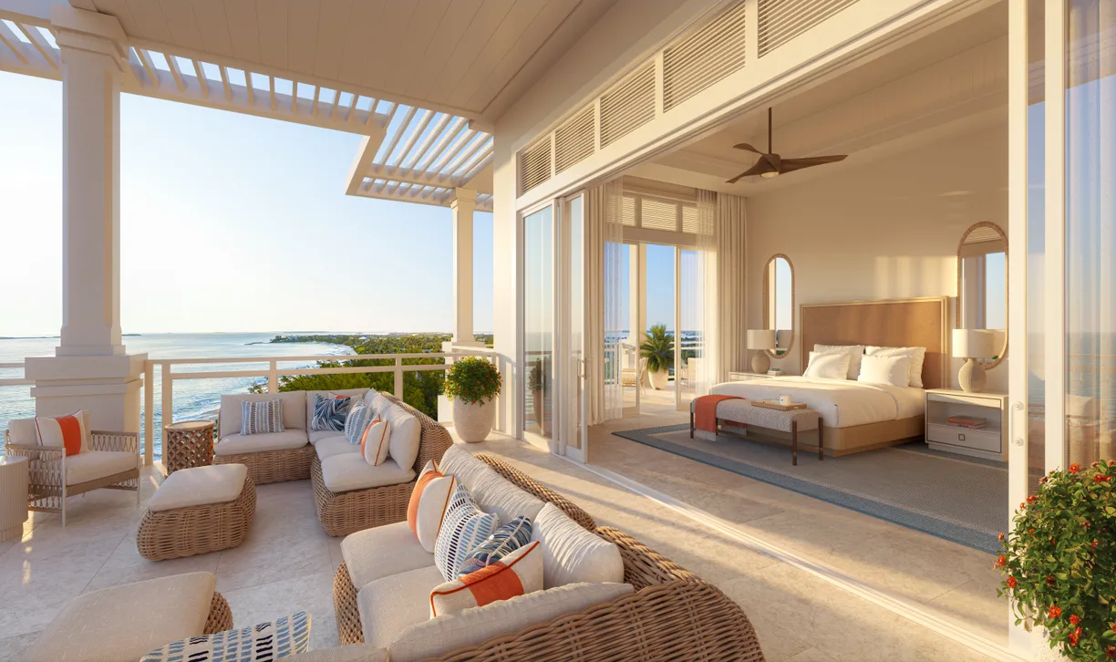 Bahamas Real Estate | View The Ocean Club Four Seasons Residence - Penthouse #161 | OCFS Residences - PH Primary Bedroom-1