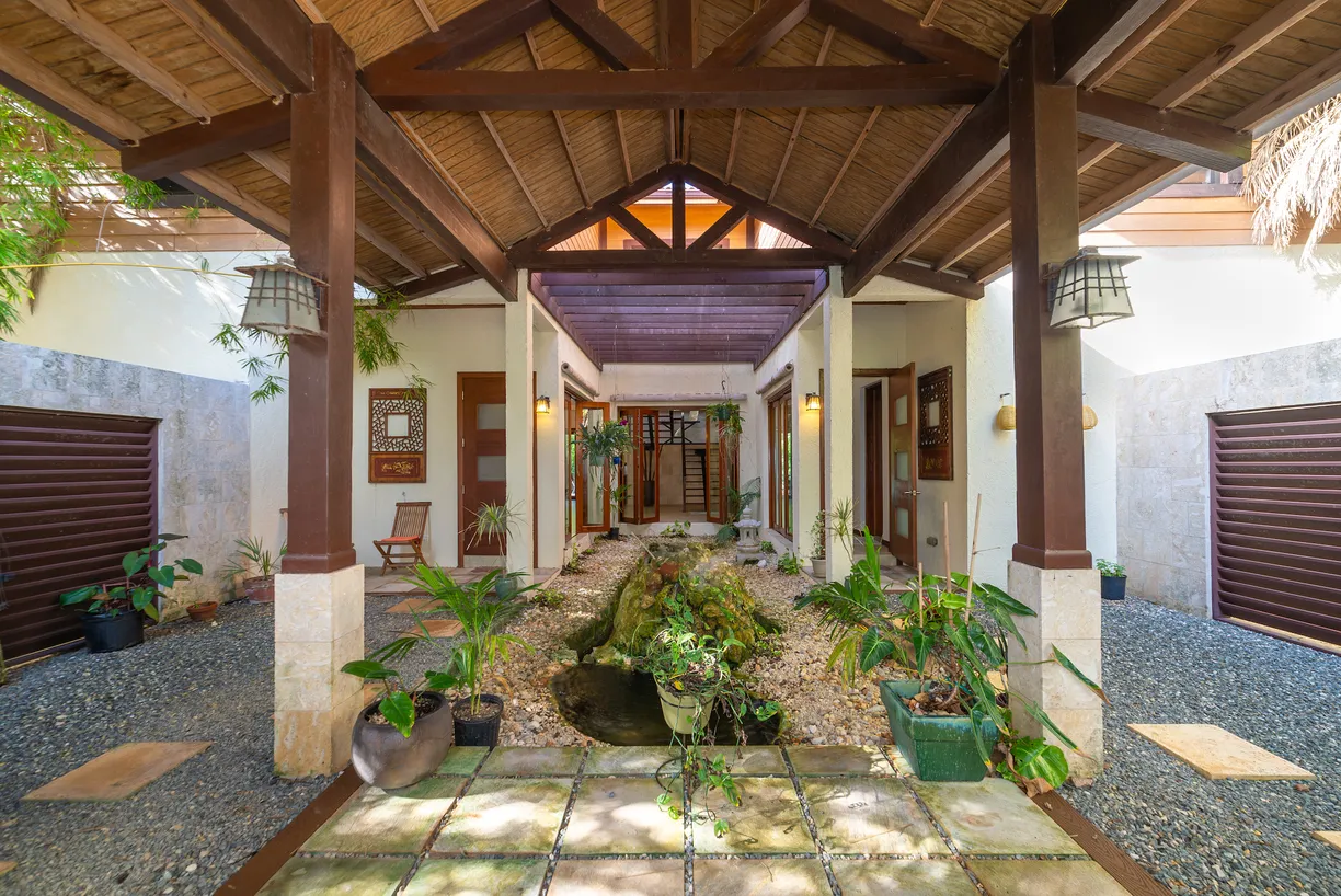 Cayman Islands Real Estate | View Bespoke Bali-Style Jungle Retreat | Corcoran - NS Inna Di Bush-2